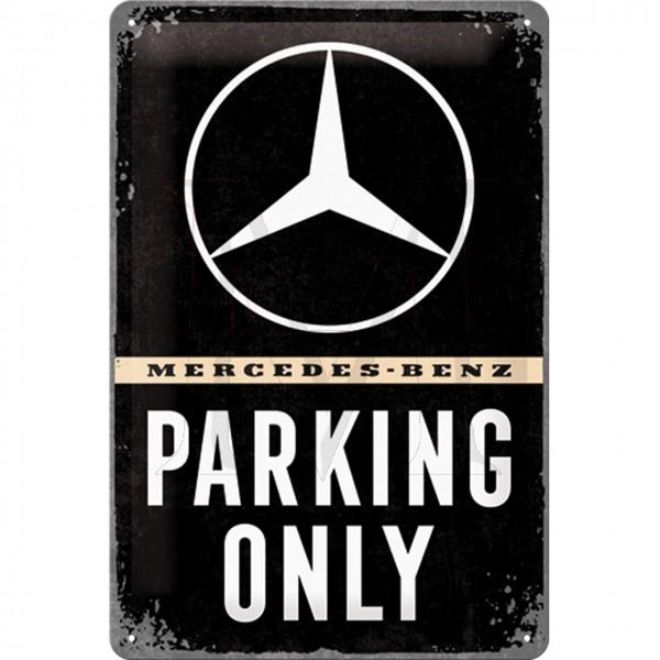 Mercedes-Benz Tin Sign Parking Only